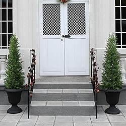 OAKRED Artificial Cedar Topiary Trees for