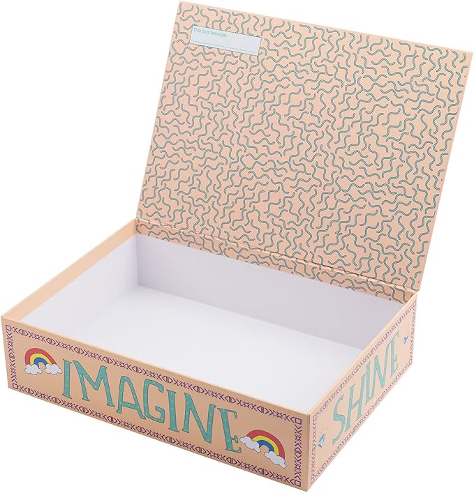 Creibo CBOX009 - Caja Cartón Grande Decorada Love: Amazon.es: Hogar
