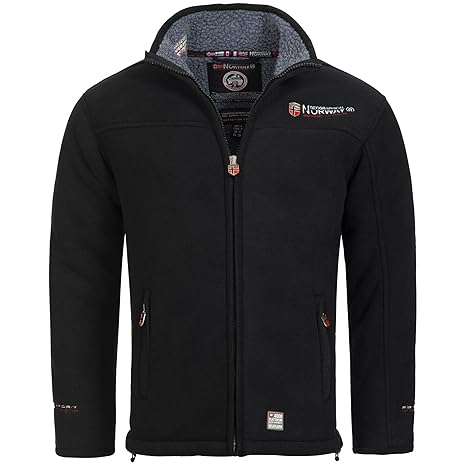 Geographical Norway UREKA Herren Fleece Jacke Fleecejacke warm Teddyfell Futter Gr. S-XXXL
