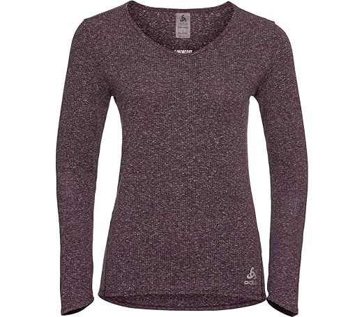 Odlo Damen Bl Top Crew Neck L/S Lou Linencool Hemd