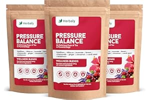 HERBALY WELLNESS COLLECTION Herbaly Heart Functional Tea - 9 Superherbs - Natural, Organic, Non-GMO, Caffeine-Free, Sugar Free - 3 Pack, 90 Pyramid Tea Bags