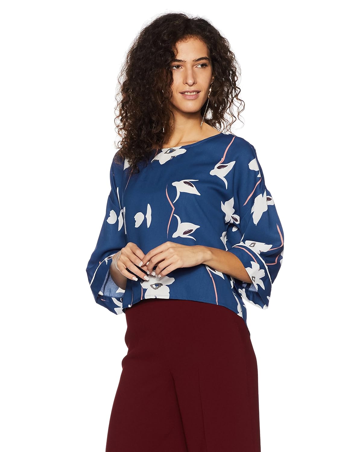 symbol amazon brand women's kimono sleeve top