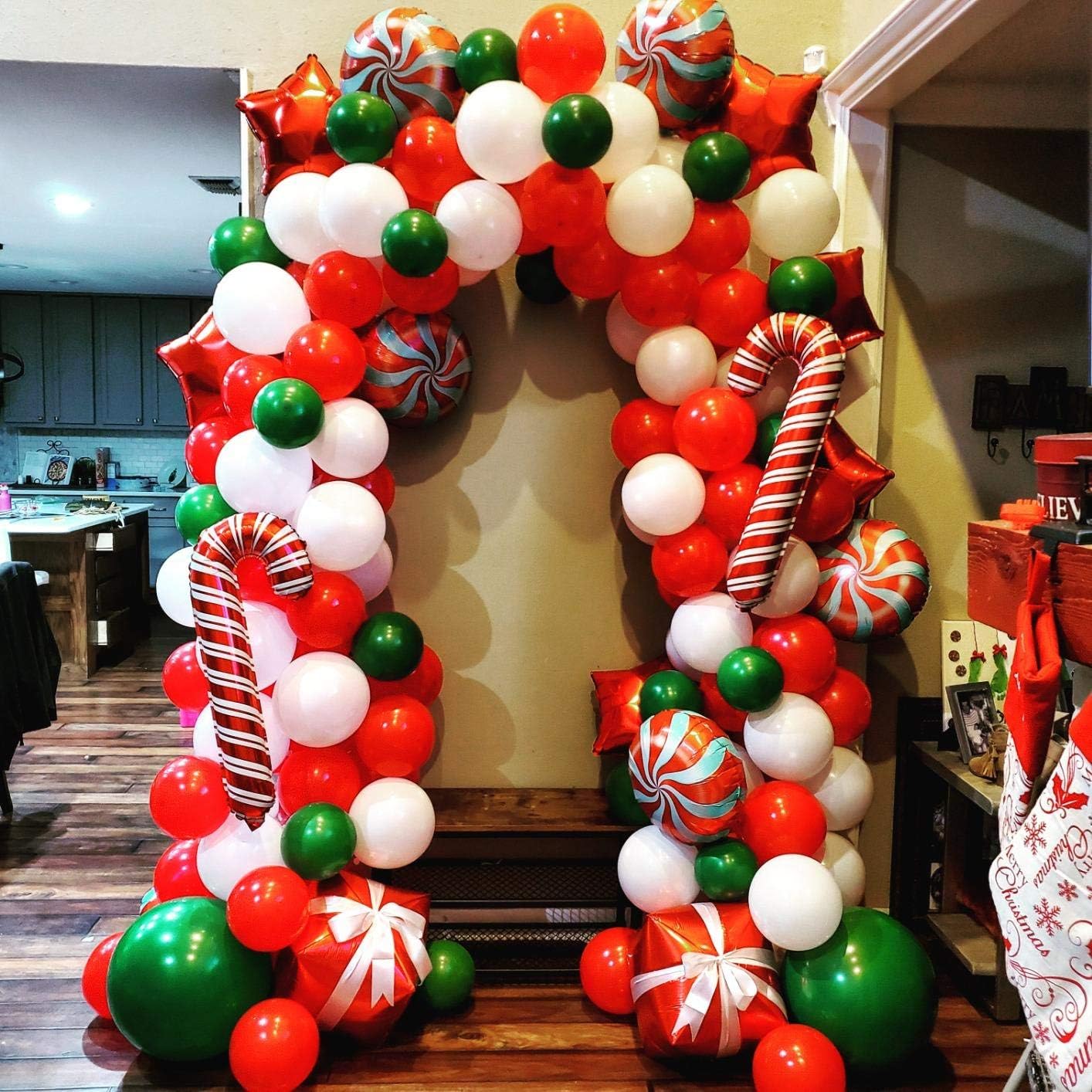 BONROPIN Christmas Balloon Garland Arch 