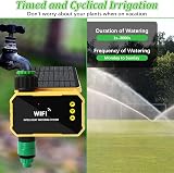 Zhwidnerso Wifi Water Timer, Solar Garden Hose Timer, Alexa Compatible view 2