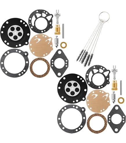 Jinerdony Kit de réparation pour tronçonneuse Stihl 08 09 070 090 TS350 TS360 TF350 Zama Rb-42 Kit de membrane de carburateur remplace carburateur Tillotson RK-83HL RK-114HL HL-293E HL-293F