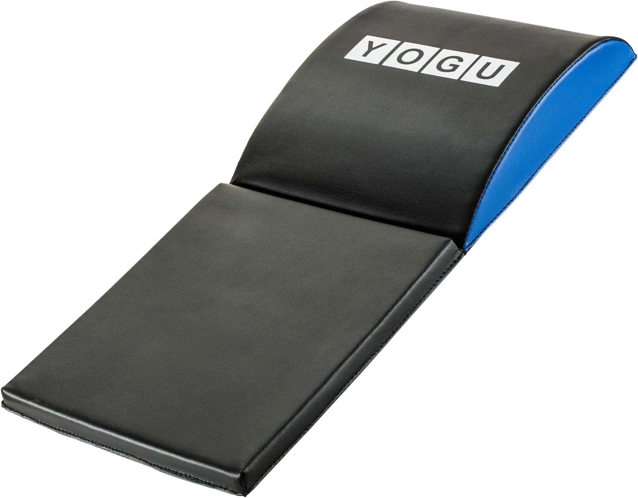 YOGU Ab Mat and Exercise Mat with or Without Tailbone Protecting Pad Abdominal Trainer Sit Ups Mat for Full Range of Motion Ab Workouts