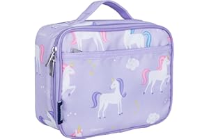 Wildkin Kids Insulated Lunch Box – Durable and Reusable for School & Travel - Unicorn