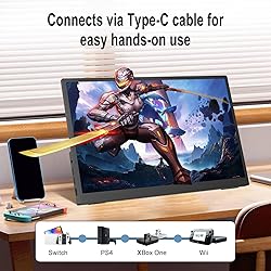 2.5K Portable Monitor 15.6inch UHD 2560 * 1680 for