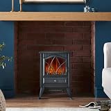 VonHaus Electric Stove Heater 1800W Indoor Free Standing Portable Fireplace view 8