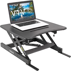 VIVO - Escritorio de pie para ordenador portátil de 22" (altura
