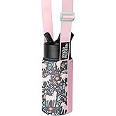 Simple Modern Kid's Water Bottle Carrier Sling with Adjustable Strap | Bottle Holder Crossbody Bag for Walking, Hiking and School | Summit Collection | Unicorn Fields