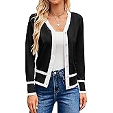 GRACE KARIN Cardigan Sweaters for Women Lightweight Long Sleeve Cropped Cardigan Spring Summer Fashion Clothing Outfits Shrug