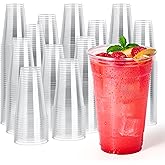 JOLLY CHEF 20 oz Clear Plastic Cups, 1000 Pack Disposable Plastic Cups, Party Drinking Cups for Birthday, Weddings, Picnics, Ceremonies, BBQs, Wedding, Birthday, Party, Thanksgiving