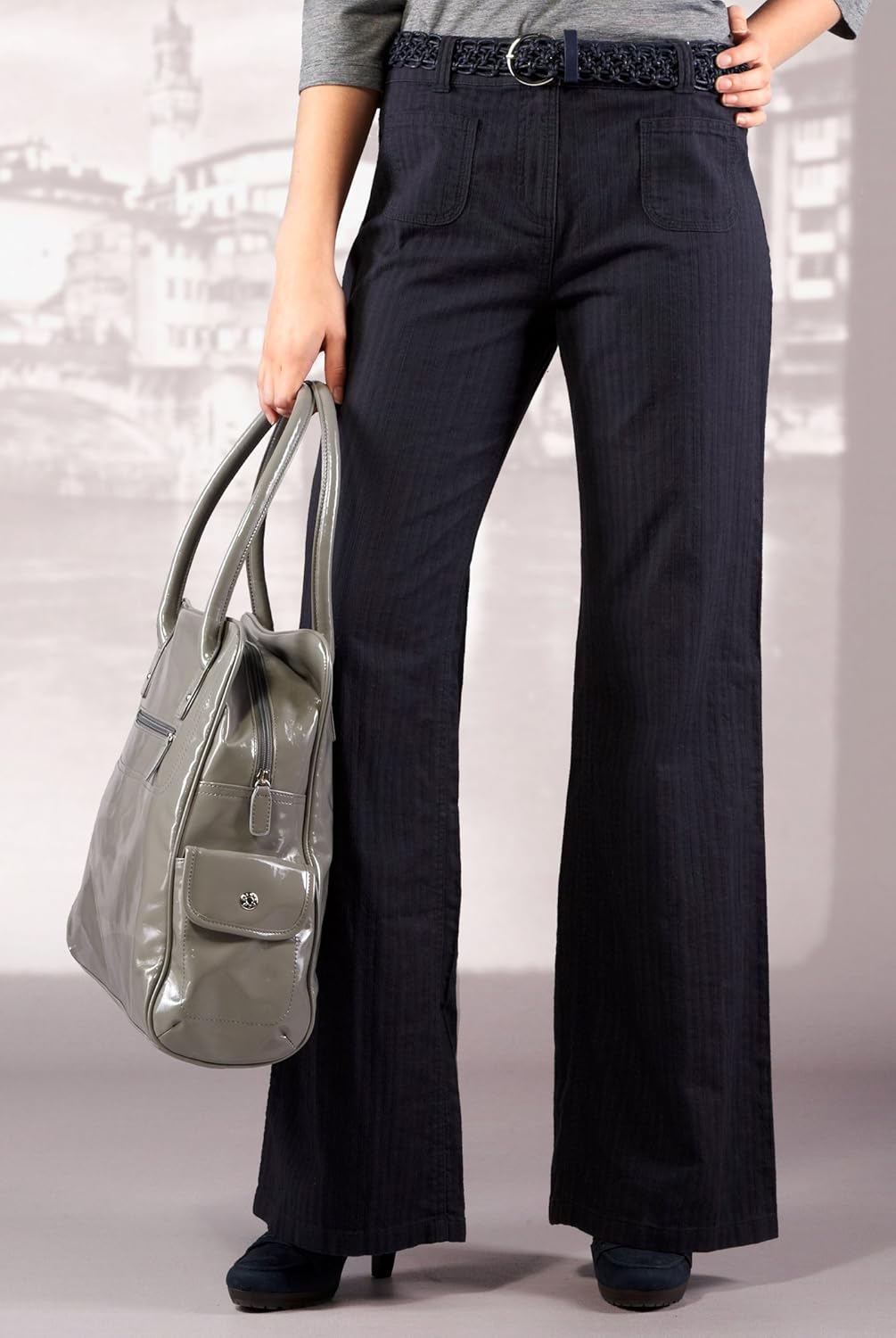 per una wide leg jeans