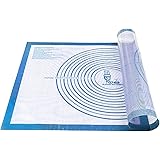 Nonstick Silicone Pastry Mat Extra Large with Measurements 28''By 20'' for Silicone Baking Mat, Counter Mat, Dough…