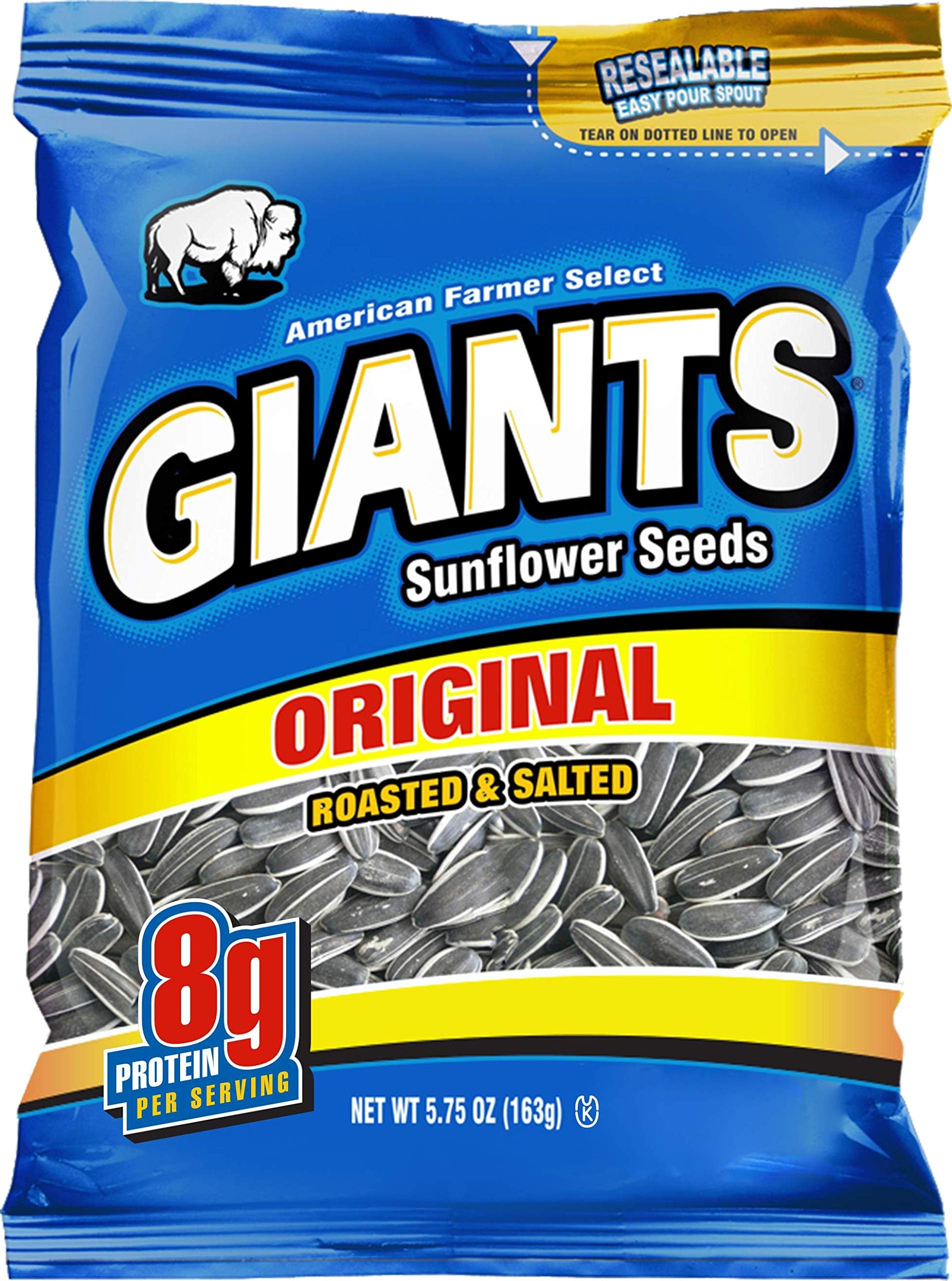 GIANTS Salted Sunflower Seeds (24 - 5.75 oz. Bags)
