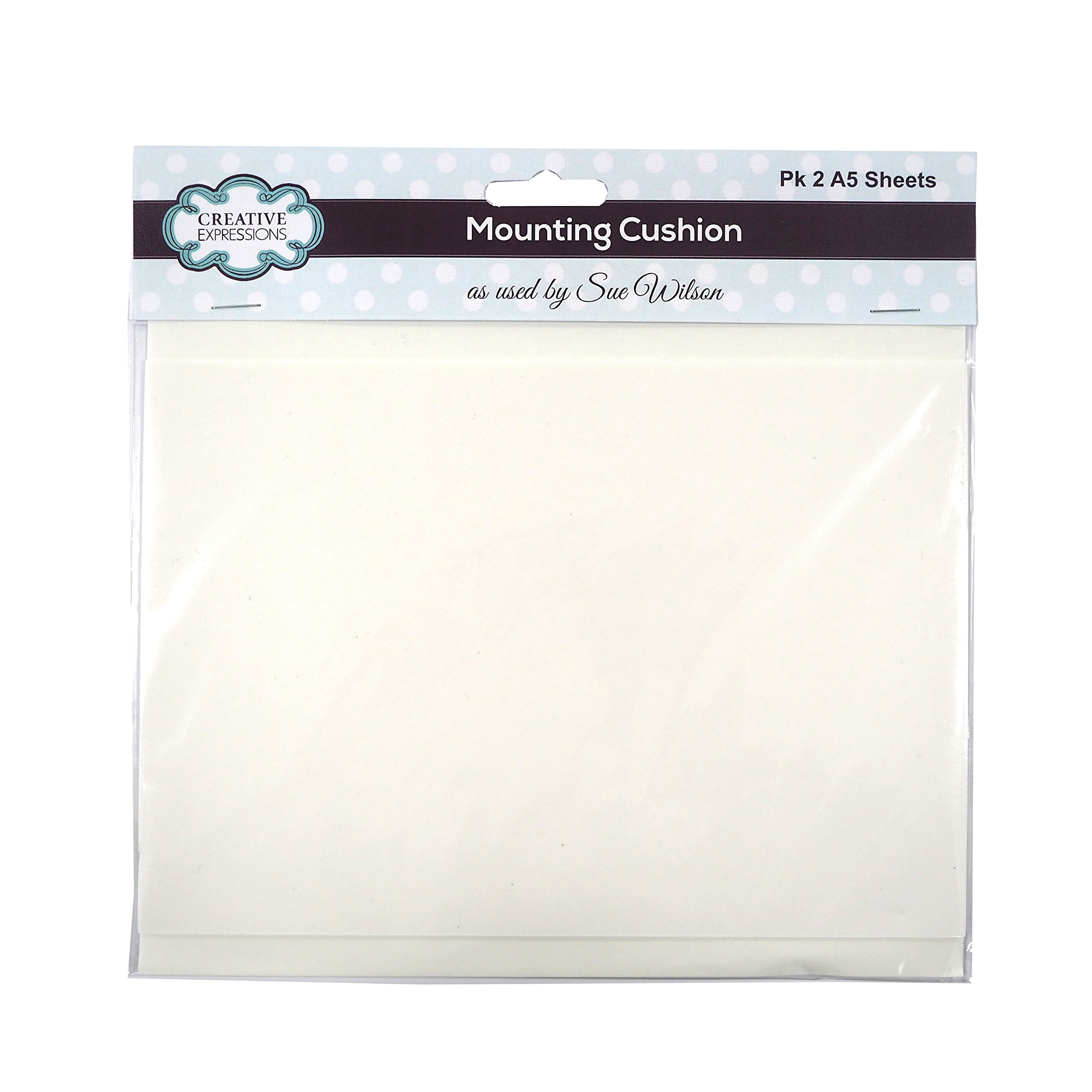 Creative Expressions A5 Mounting Cushion, Foam, White, 21 x 16 x 0.6 cm