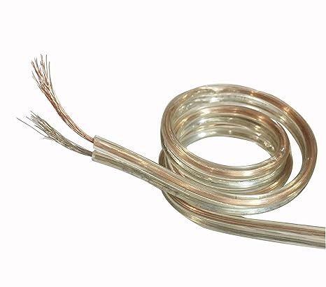 Oxcord 40/55 Gauge Oxygen Free (Bared & Tind Copper) Speaker Wire Cable (15mtr / 49 Feet) Copper