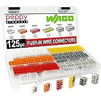 WAGO 221 Lever Nuts 90pc Compact Splicing Wire Connector