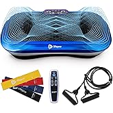 LifePro Waver Vibration Plate Exercise Machine - Whole Body Workout Vibration Fitness Platform w/ Loop Bands - Home Training 