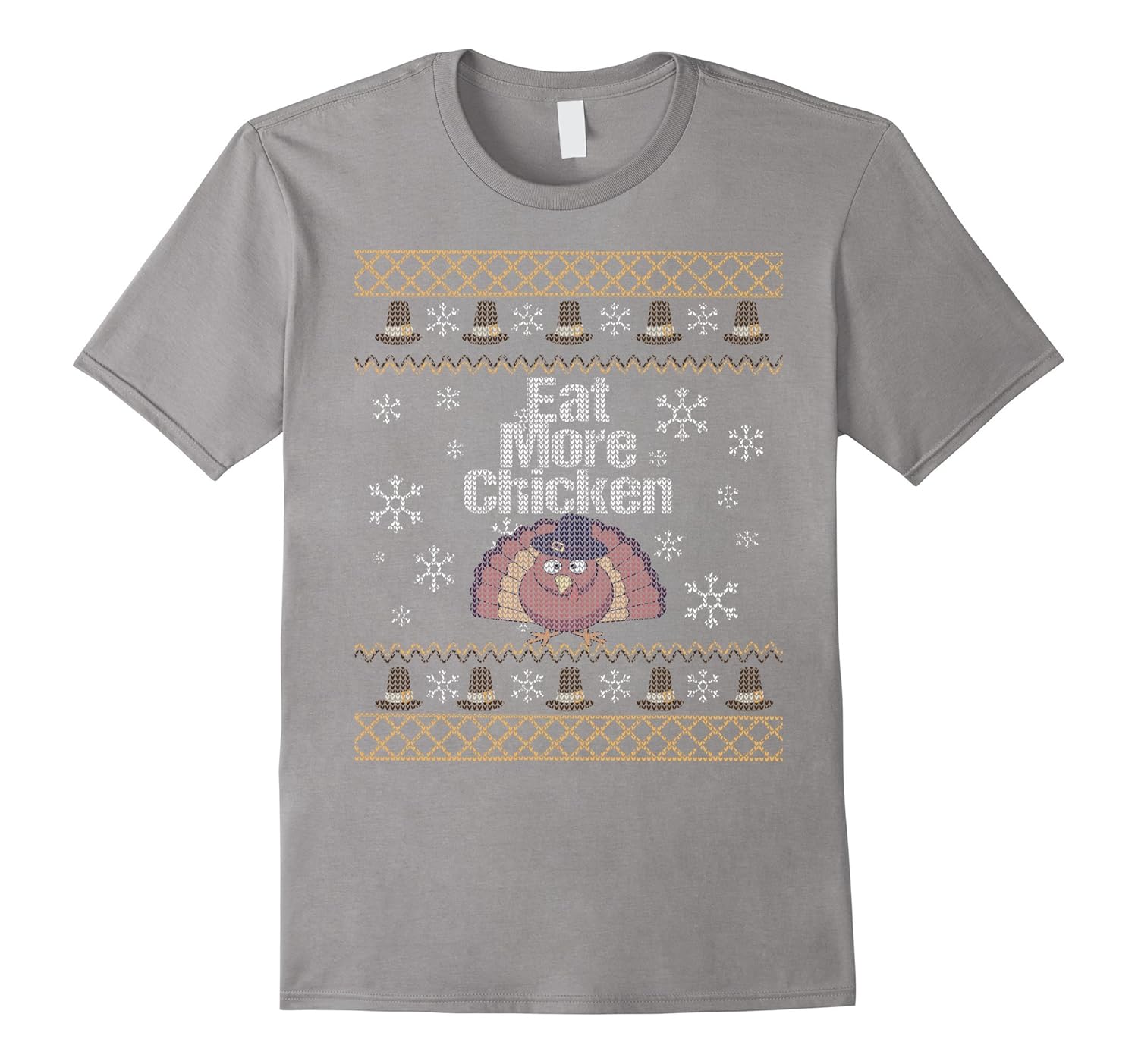 Ugly Christmas Sweater Thanksgiving Turkey Holiday Shirt-Rose