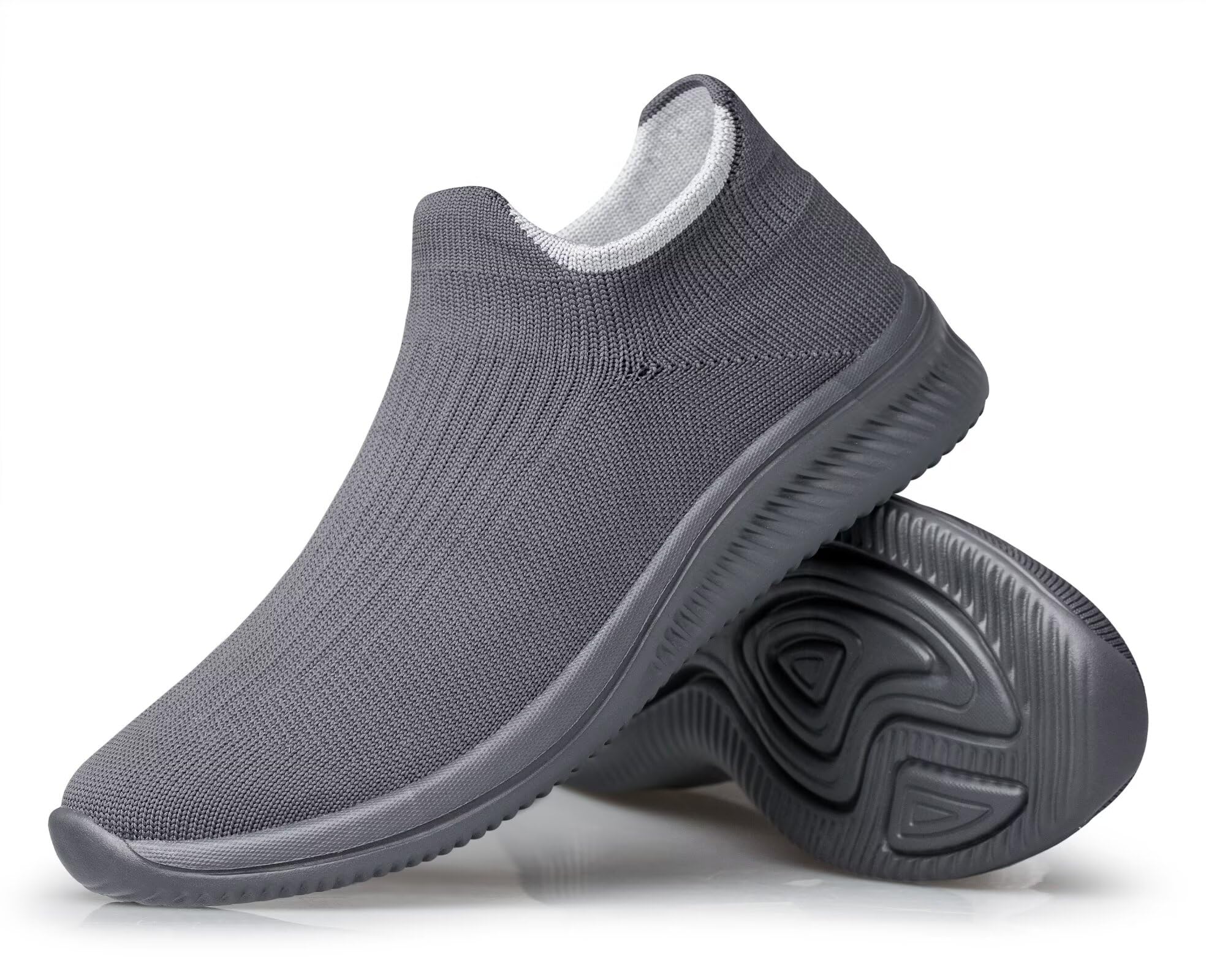 vibdiv Womens Sneakers Pull-on Flat Walking Shoes
