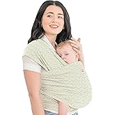 KeaBabies Baby Wrap Carrier - All in 1 Original Baby Carrier Newborn to Toddler Sling, Easy to Wear, Hands Free Bonding, Ligh