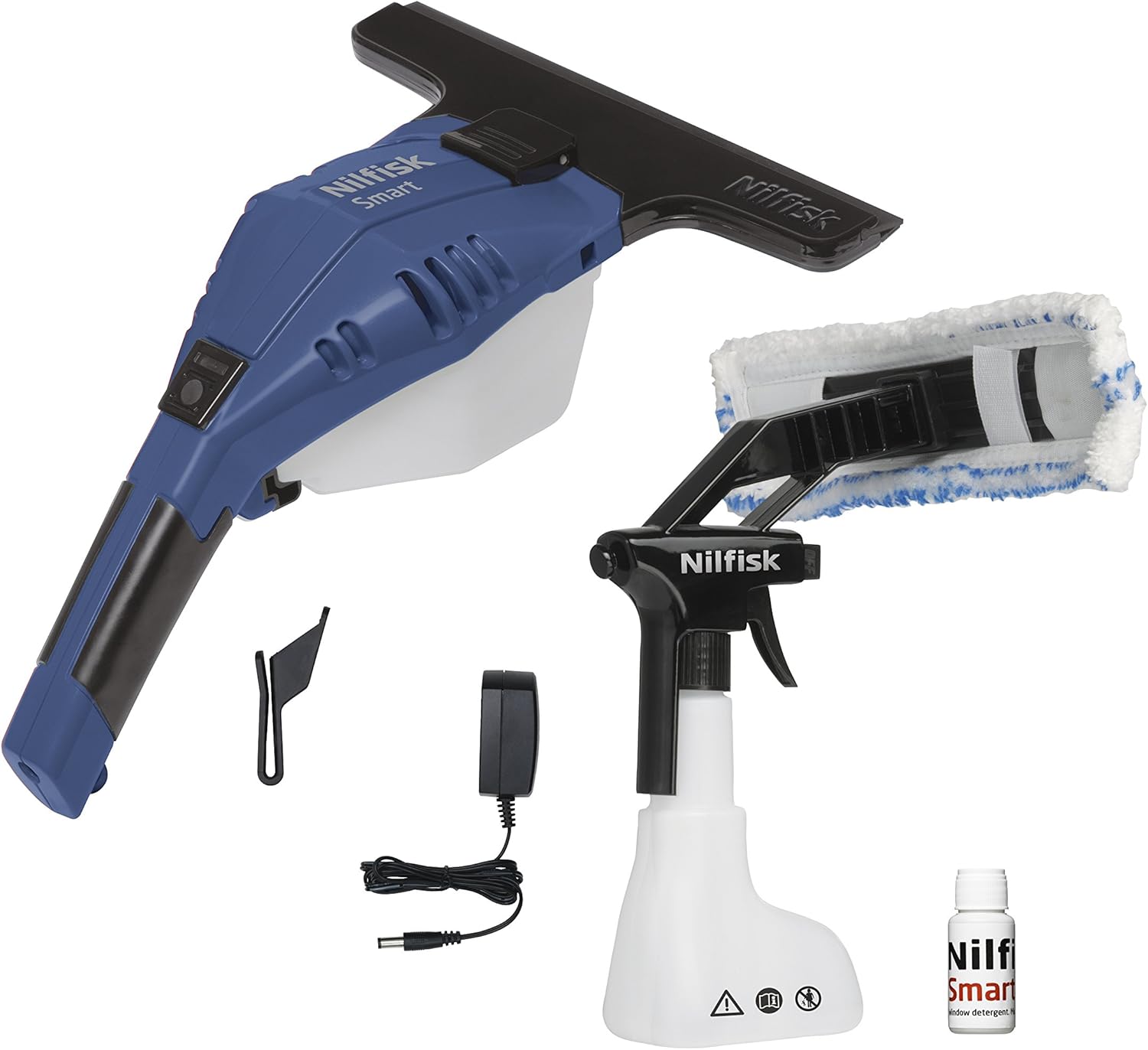 Nilfisk Smart Window Vacuum 12 W, 100 ml, 280 mm Cleaning Head Amazon