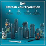 Ion8 Water Bottle 500 ml Leak Proof BPA Free Hygienic Flip Cover Teal view 7