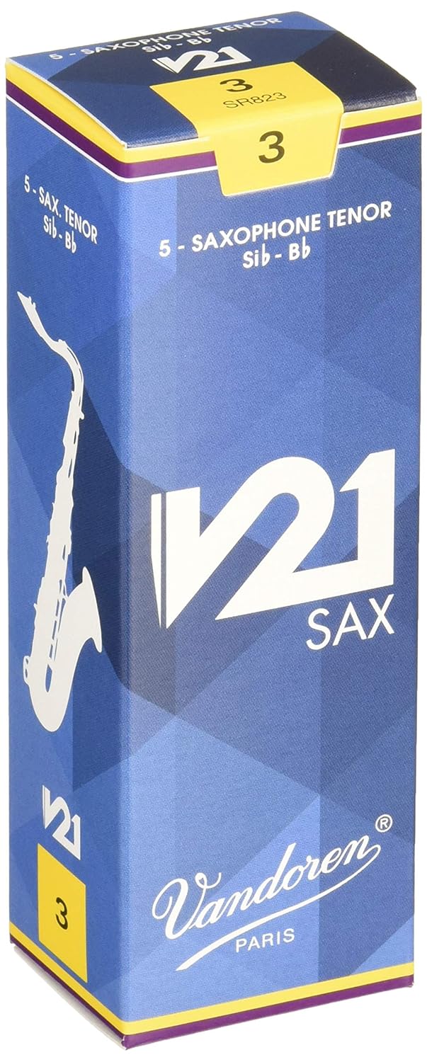 Strength 3 Box of 5 Vandoren V21 Tenor Saxophone Reeds Wind & Woodwind