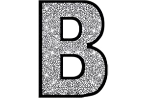 XIHACTY Letters Signs for Home Décor, Crystal Crushed Diamond Accent Sign for Wall Decor, Black DIY Custom Capital Letters fo