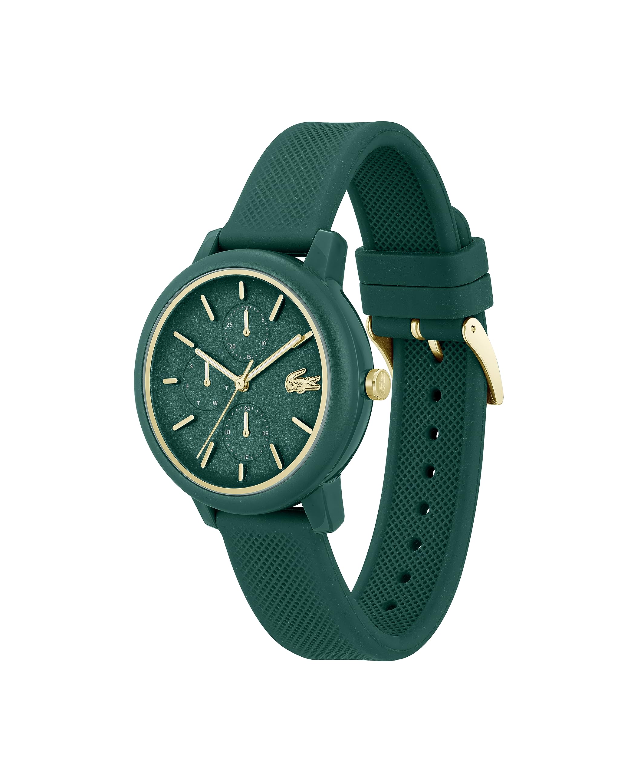 Lacoste Analogue Multifunction Quartz Watch for Women LACOSTE.12.12 Multi Collection with Silicone Bracelet