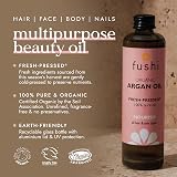 Fushi Organic Virgin Argan Oil Pure Natural Cold Pressed High Vitamin E 100ml view 2