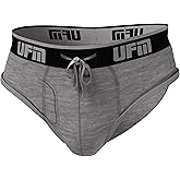 UFM Men’s Viscose Brief w/Patented Adj. Support Pouch Underwear for Men
