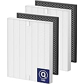 Ouheal 5510 5520 Replacement Filter Q Compatible with Winix 5510 5520 PlasmaWave Air Purifier, H13 True HEPA Filter and Activated Carbon Filter, Set of 2, Replace Part # 1712-0123-00