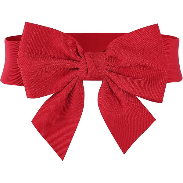 4578 Womens Cinch Alice In Wonderland Stripe Bow 28 To 52 Inch Belt Cinch Waist Belt - Alice in Wonderland Stripe/Bow Silhouette  main image 4