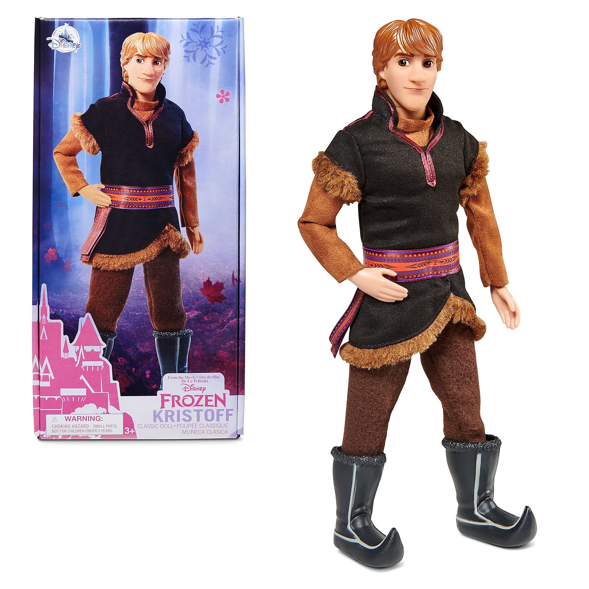 Disney Store Official Kristoff Classic Doll for Kids, Frozen, 32cm/12”, Fully Posable Toy with Moulded Hair and Sherpa Boots - Suitable for Ages 3+ — image 1