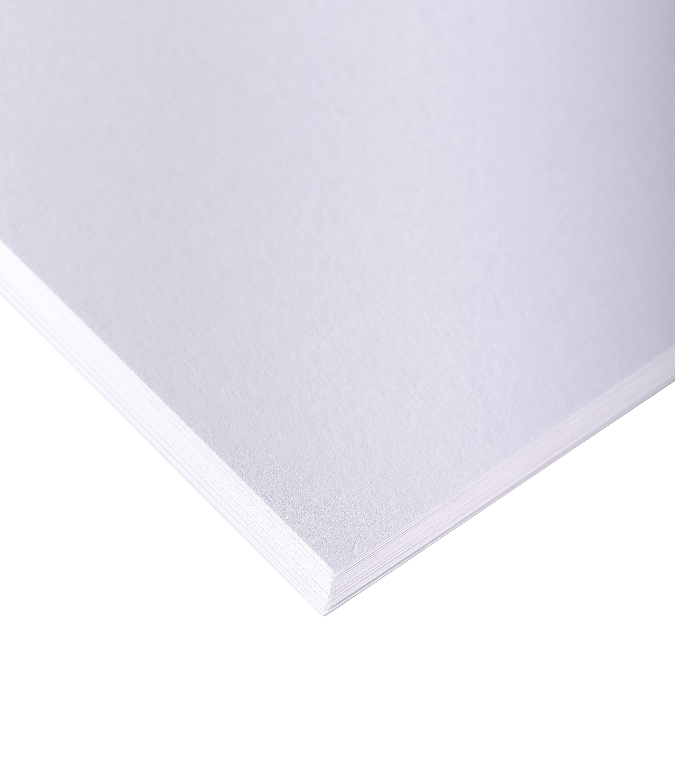 Clairefontaine - Ref 37322C - White Drawing Sketch Paper (Pack of 25 Sheets) - A2 (42 x 59.4cm) - 200gsm Paper, pH Neutral, Acid Free, Suitable for Sketching & Drawing