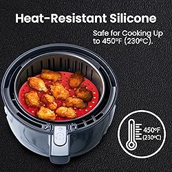 Reusable Air Fryer Liners 3 Pack for 5-7QT Fryers