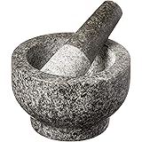 Cole & Mason Granite Mortar & Pestle, 4-Pound, Gray
