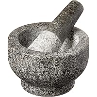 Cole & Mason Granite Mortar & Pestle, 4-Pound, Gray