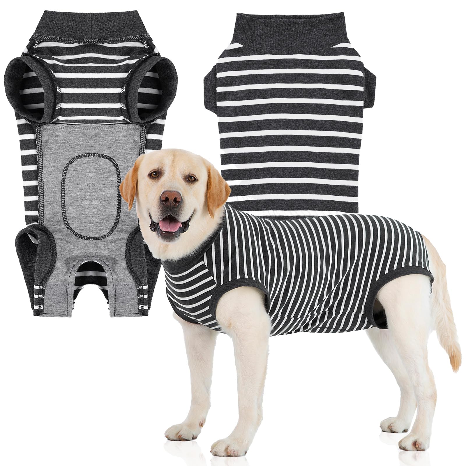Cyponpy Recovery Suit - Female Dog Spay Suit, Double Layered Belly for Post-Op Care