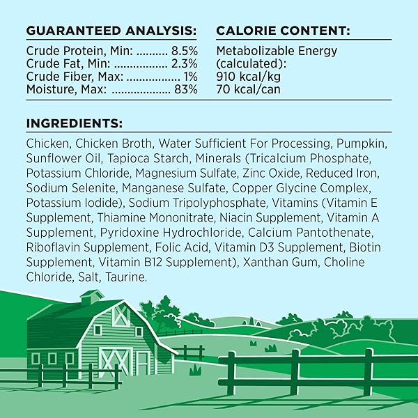 BIXBI LIBERTY CANNED WET CAT FOOD – GRAIN FREE, CHICKEN AND PUMPKIN RECIPE IN BROTH, 2.75 OUNCE (PACK OF 24)