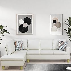 GlasFlength L Shaped Couch, Modular Sectional Sofa