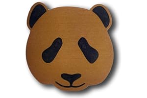 Toejamr Stomp Pad - Panda Bear FACE - Brown