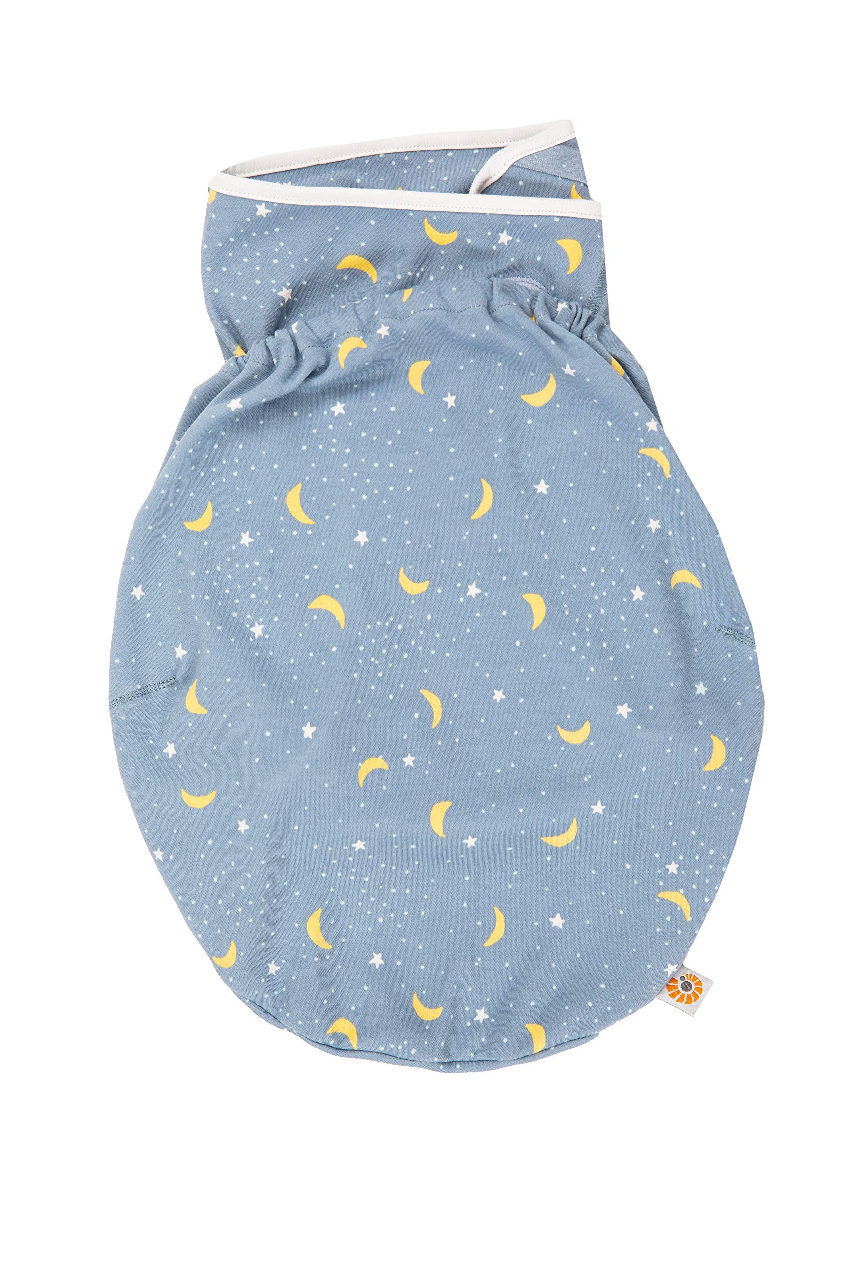 Ergobaby Ergonomic Baby Swaddle Wrap for Newborns, with Hip Positioner & Arm Pouches, 100% Breathable Cotton, Stellar