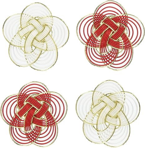 Amazon Co Jp 東京堂 正月 ミックス F5cm 紅白ちらし梅結び Xj 4コ入 おもちゃ