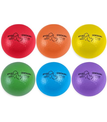 Play-Sport MasterPlay – Lot De 6 Balles De Dodgeball En Mousse 15 Cm – Douces, Lavables, Approuvées Par Le British Dodgeball