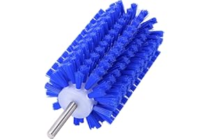 EBaokuup Livestock Mini Roto Drill Brush Attachment-0.2 Inch Drill Shank Cattle Fur Brush-Cattle Scratcher Roto Brush for Goat Sheep Cattle Horse Pig Grooming