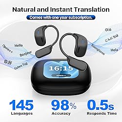 AI Language Translation Earbuds, OWS Real-Time